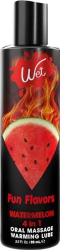 Wet Juicy Watermelon 4-in-1 Warming Lube, 3 fl oz