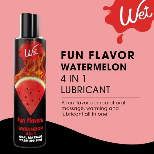Wet Juicy Watermelon 4-in-1 Warming Lube, 3 fl oz view 3