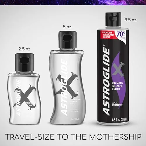 Astroglide X Silicone Lube, 2.5 oz Travel view 5