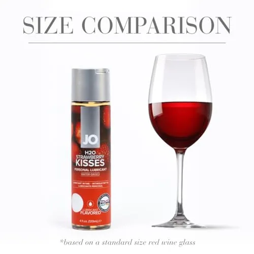 JO H2O Strawberry Kisses Flavored, 4 oz view 3