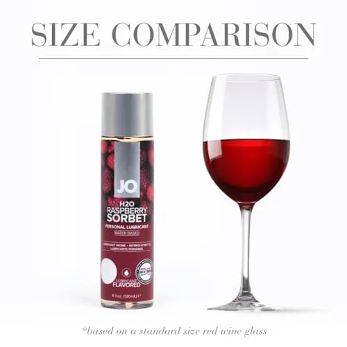 JO H2O Raspberry Sorbet Flavored, 4 oz view 3
