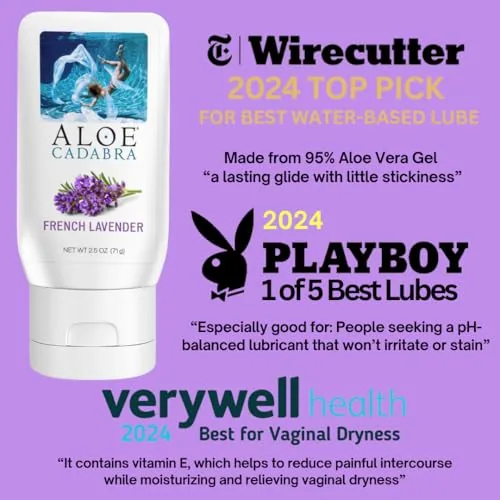 Aloe Cadabra French Lavender Aloe Lube, 2.5 oz view 2