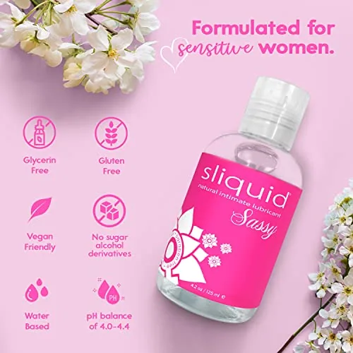Sliquid Sassy Thick Water-Based Lube, 4.2 oz view 4