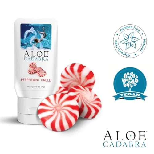 Aloe Cadabra Peppermint Aloe Lube, 2.5 oz view 3