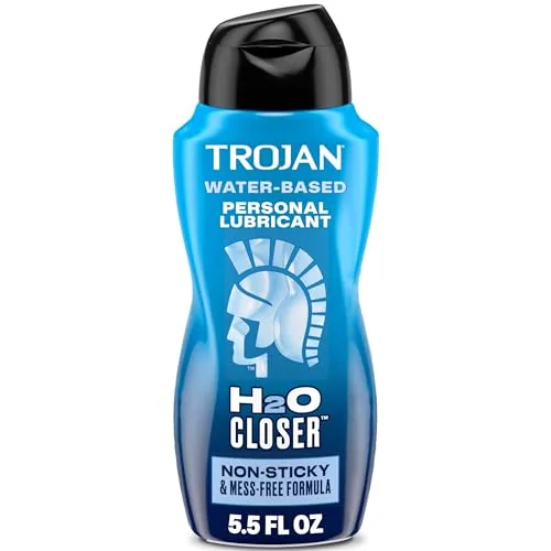 Trojan H2O Closer Water-Based Lube, 5.5 fl oz