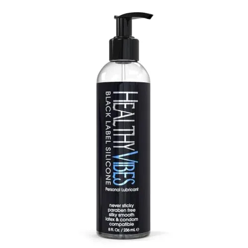 Healthy Vibes Silicone Lube, 8 oz
