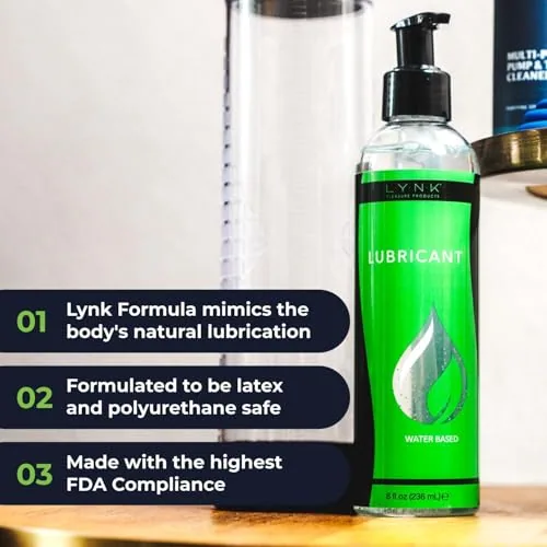 LYNK Water-Based Anal Lube, 8 oz view 4