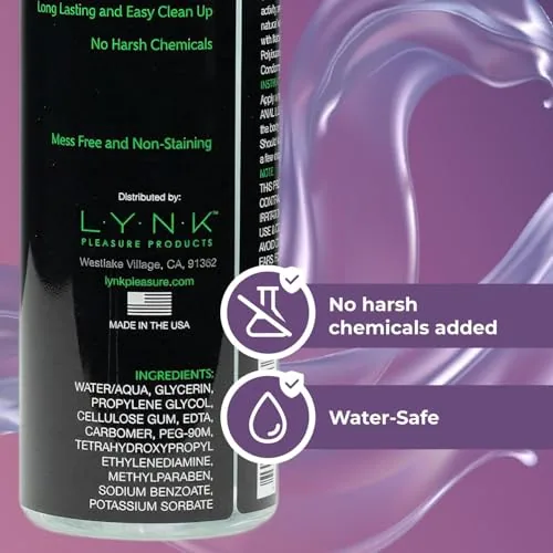 LYNK Water-Based Anal Lube, 8 oz view 5