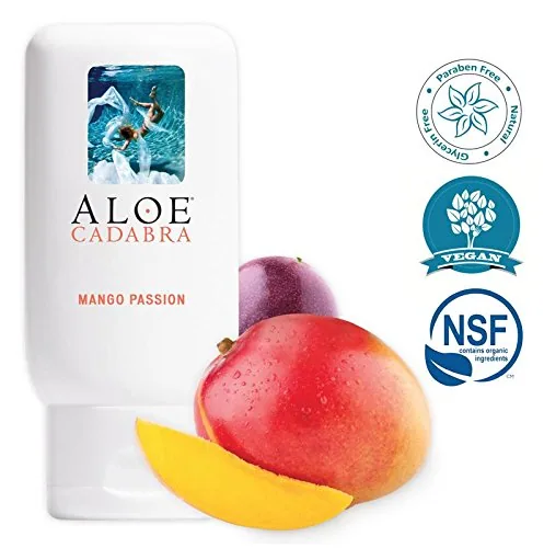 Aloe Cadabra Mango Passion Aloe Lube, 2.5 oz (2-pack) view 5