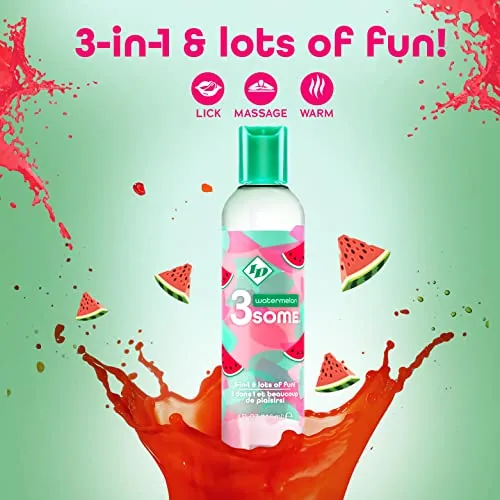 ID 3some Massage Watermelon, 4 oz view 4