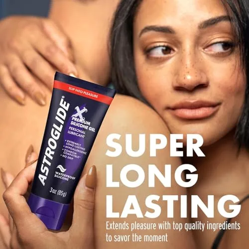 Astroglide X Silicone Gel Lube, 3 oz Travel view 2