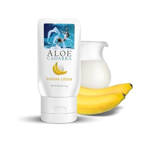 Aloe Cadabra Banana Cream Aloe Lube, 2.5 oz view 3