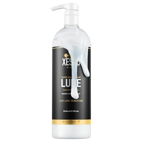XESSO Creamy Water-Based Lube, Unscented, 32 oz