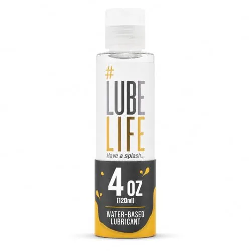 LubeLife Water Based Lube, 4 oz