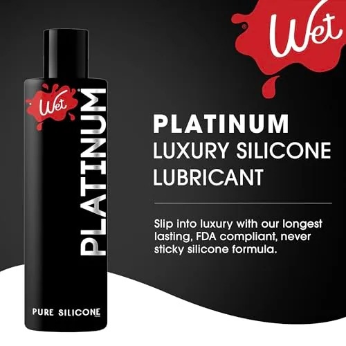 Wet Platinum Silicone Lube Sampler, 3-Piece view 2