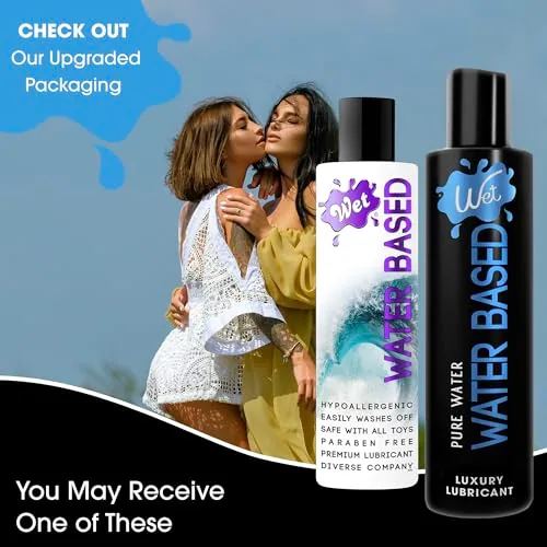 Wet Silver Water Based Lube, 9 oz view 6