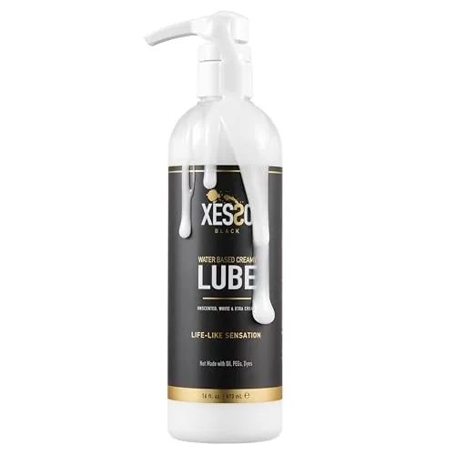 XESSO Creamy Water-Based Lube, Unscented, 16 oz