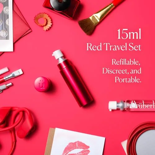 Uberlube Silicone Lube Travel Kit, Red, 15 ml view 2
