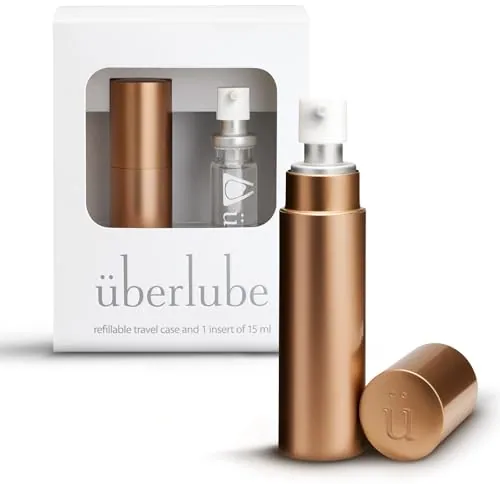 Uberlube Silicone Lube Travel Kit, Gold, 15 ml