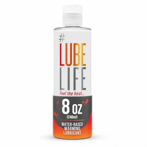 LubeLife Water Based Warming Lube, 8 fl oz