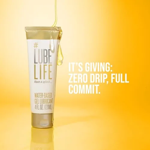 LubeLife Water Based Gel Lube, 4 fl oz view 6