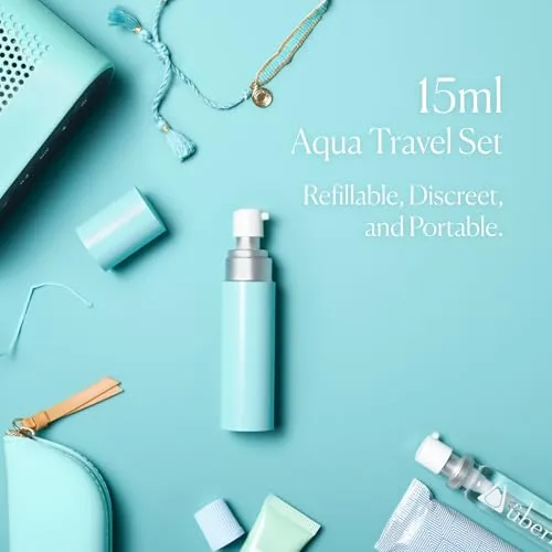 Uberlube Silicone Lube Travel Kit, Aqua, 15 ml view 2
