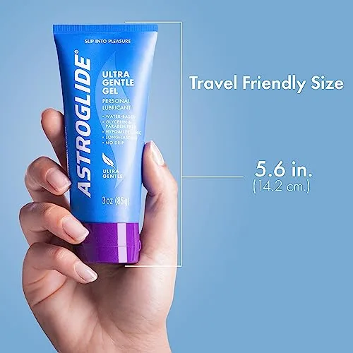 Astroglide Ultra Gentle Gel Lube, 3 oz (2-pack) view 2