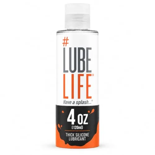 LubeLife Ultra Slick Thick Silicone Lube, 4 fl oz