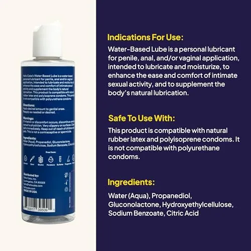 Hello Cake Water-Based Lube, 8 oz view 2