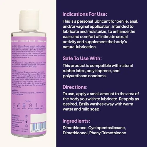 Hello Cake Silicone Lube, 8 oz view 2