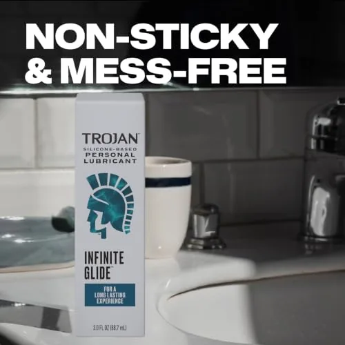 Trojan Infinite Glide Silicone Lube, 3 oz view 5