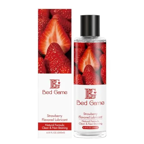 BED GAME Strawberry Flavored Water-Based Lube