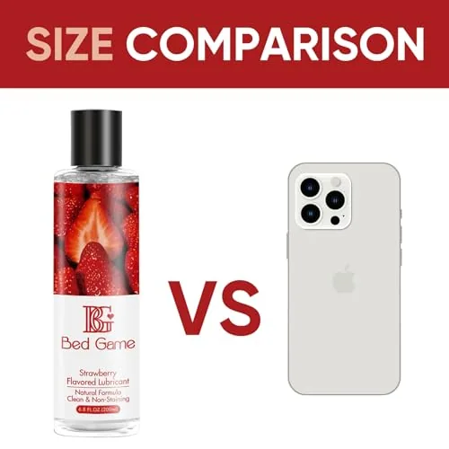 BED GAME Strawberry Flavored Water-Based Lube view 6