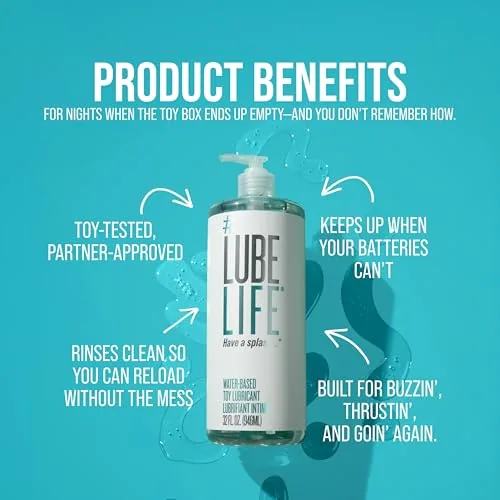 LubeLife Water Based Toy Lube, 32 fl oz view 5