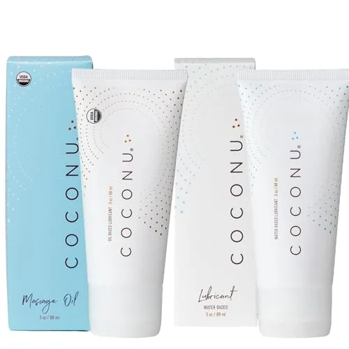 Coconu Organic Oil & Water Lube Combo