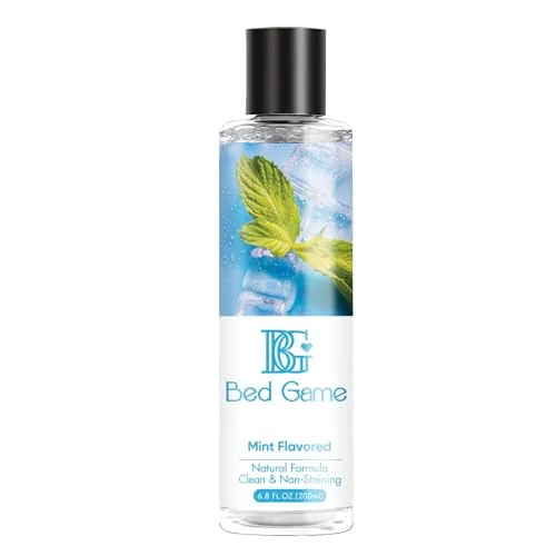 BED GAME Mint Flavored Water-Based Lube, 6.8 oz view 2