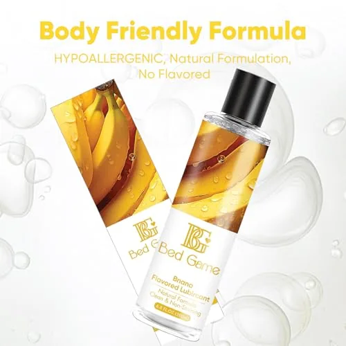 BED GAME Banana Flavored Water-Based Lube view 4