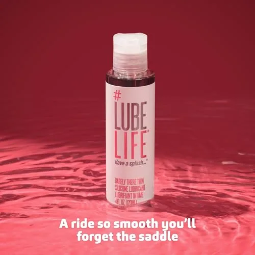 LubeLife Barely There Thin Silicone Lube, 3 x 2 fl oz view 3