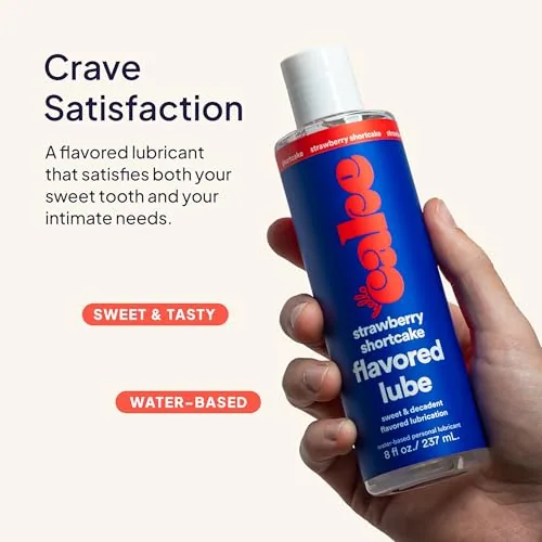 Hello Cake Strawberry Shortcake Flavored Lube, 8 oz view 5