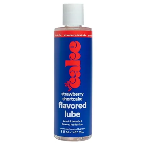 Hello Cake Strawberry Shortcake Flavored Lube, 8 oz