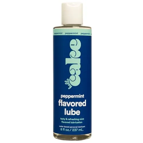 Hello Cake Peppermint Flavored Lube, 8 oz