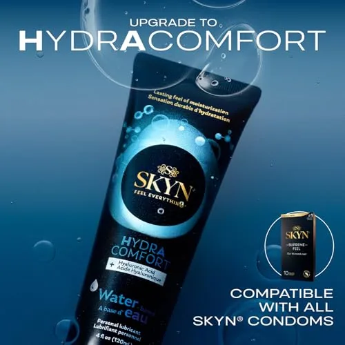 SKYN HydrAcomfort Hyaluronic Water-Based Lube, 4 oz view 6