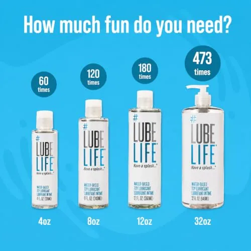 LubeLife 3X Water Based Anal Lube, 12 fl oz view 6