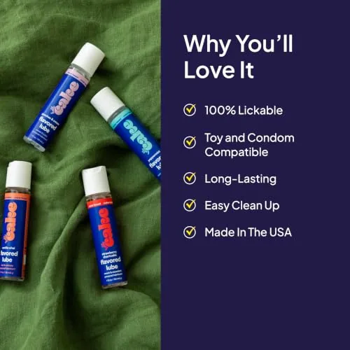 Hello Cake Flavored Lube Sample Pack, 4 x 1 oz view 4